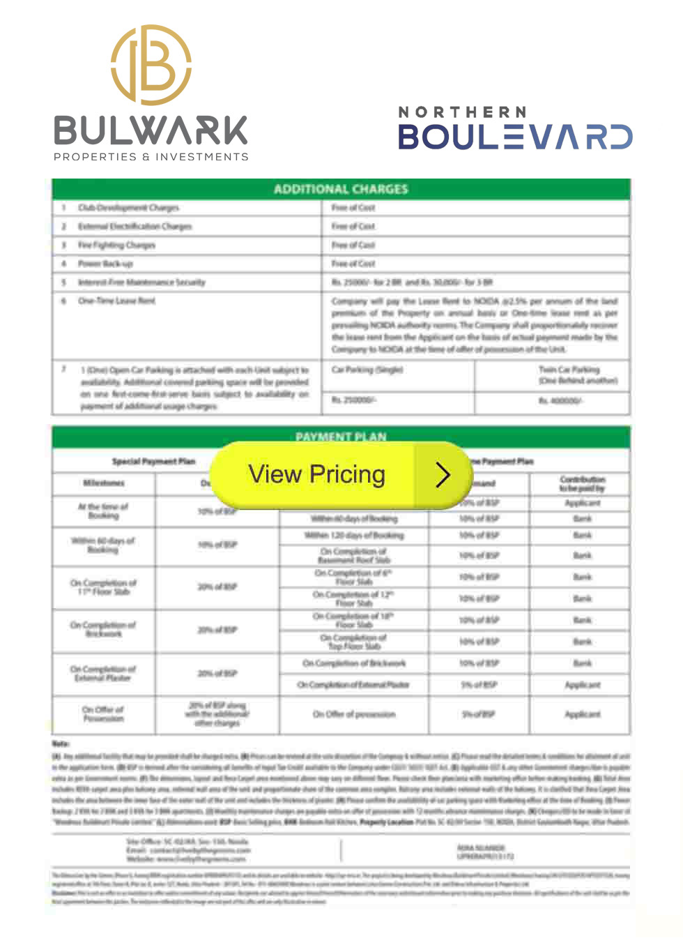 pricesheet